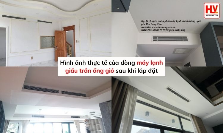 Thi công lắp đặt máy lạnh giấu trần ống gió chuyên nghiệp tại Hải Long Vân